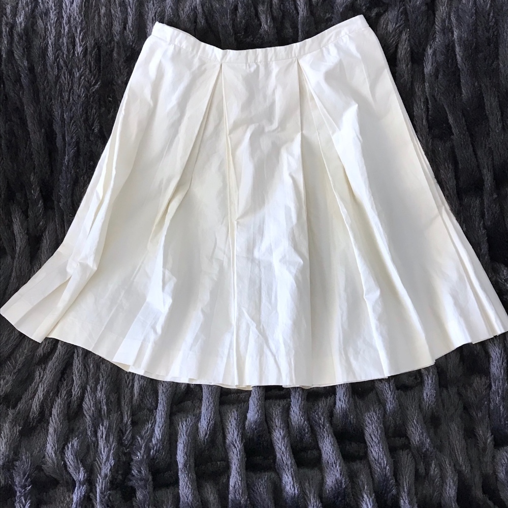 Elevenses Cream Colored Cotton Skirt - Picture 4 of 6